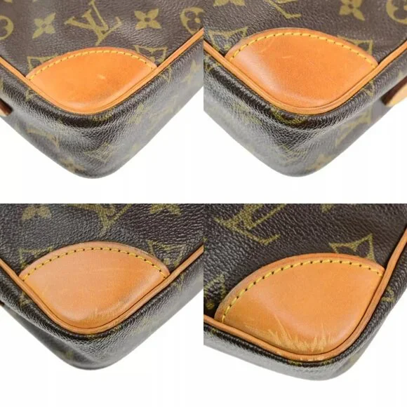 LOUIS VUITTON Trocadero 27 Shoulder Bag Monogram Leather Brown M51274 84FB236